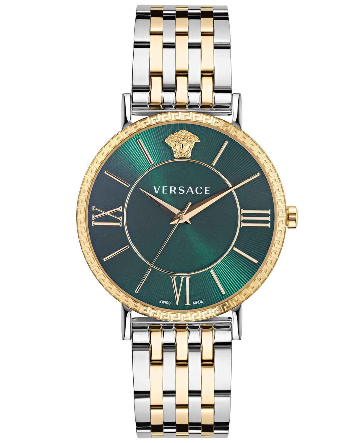 Mens V-Eternal Two-Tone Stainless Steel Bracelet & Guilloch Dial Watch/42MM Product Image