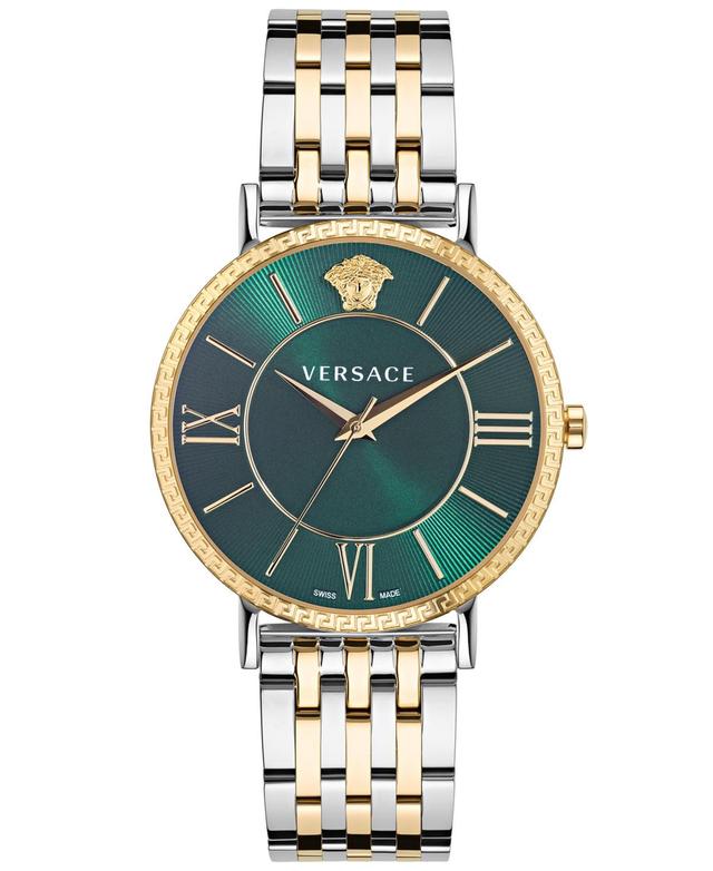 Mens V-Eternal Two-Tone Stainless Steel Bracelet & Guilloch Dial Watch/42MM Product Image