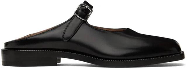 Tabi Leather Mary Jane Mules In Black Product Image