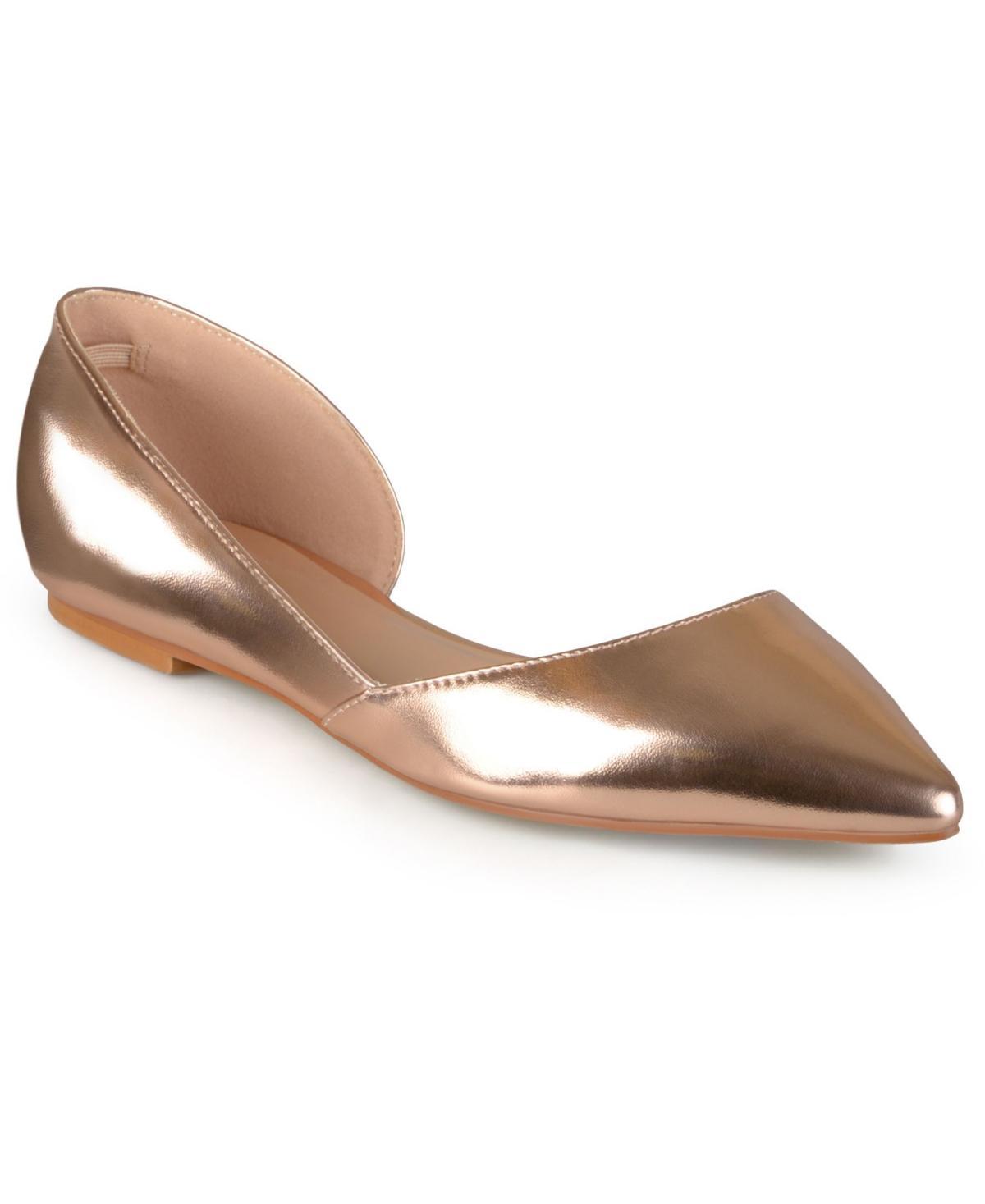 Journee Collection Womens Cortni Pointed Toe dOrsay Flats Product Image