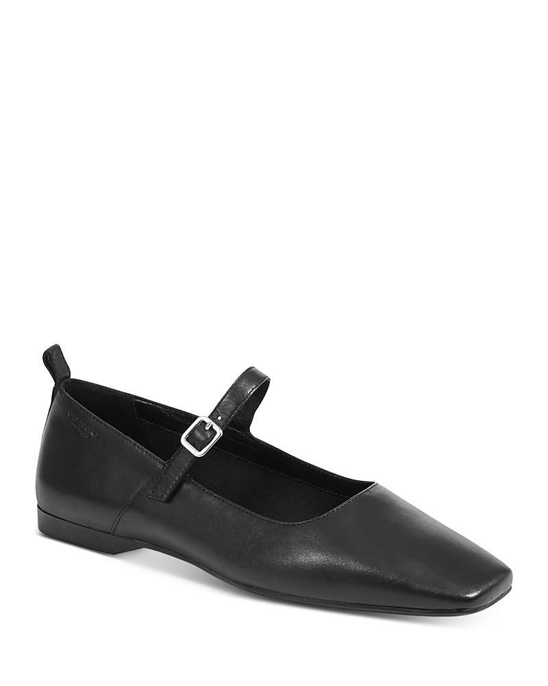 Vagabond Womens Delia Square Toe Ankle Strap Flats Product Image