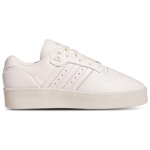 adidas Originals Mens adidas Originals Rivalry Lux Low - Mens Basketball Shoes Cloud White/Ivory/Core Black Product Image