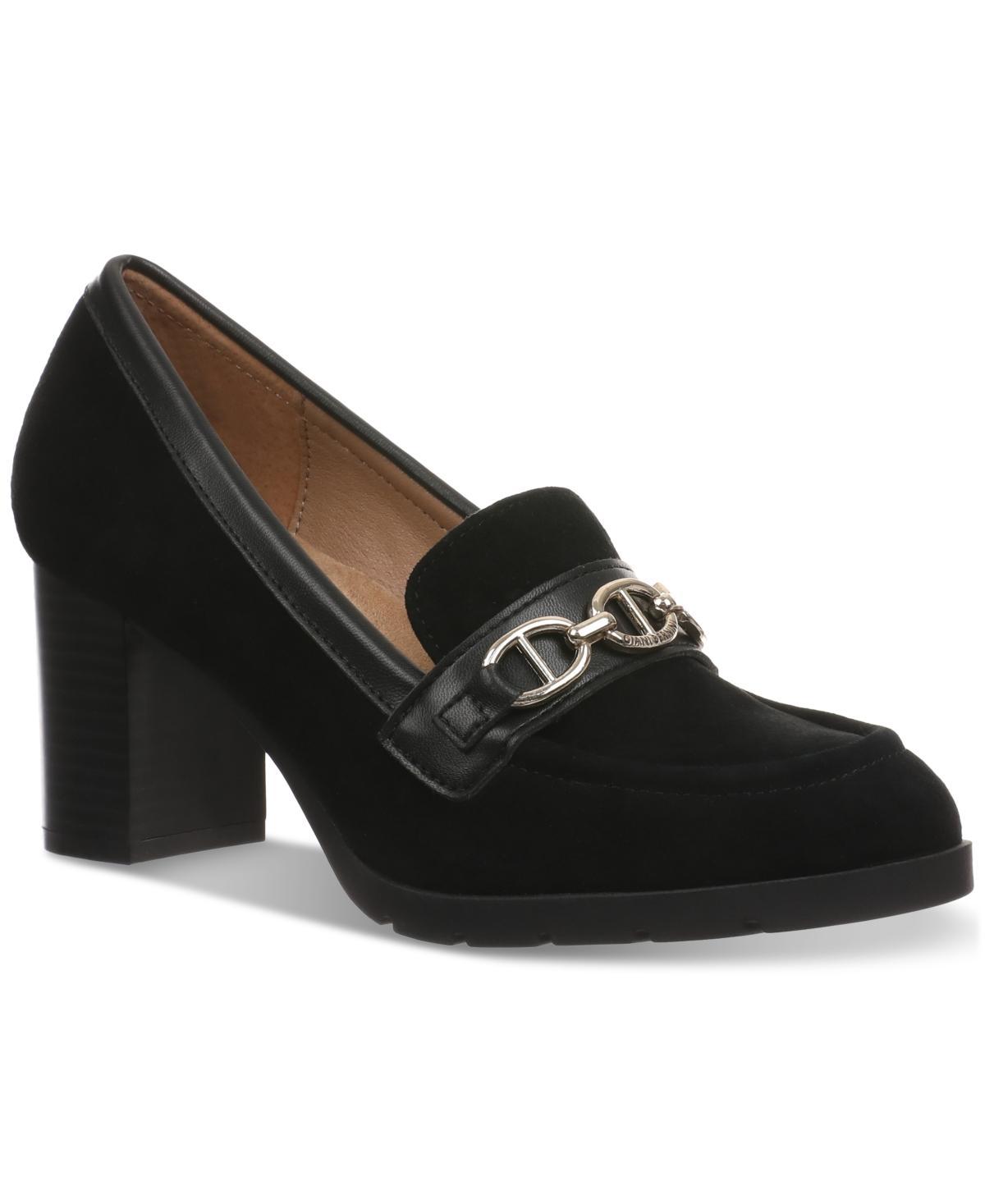 Giani Bernini Womens Patsiee Memory Foam Block Heel Loafer Pumps, Created for Macys Product Image