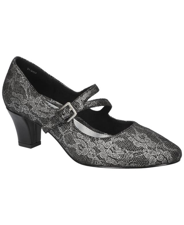 Womens Meryl by Easy Street Asymmetrical Mary Jane Pumps Product Image