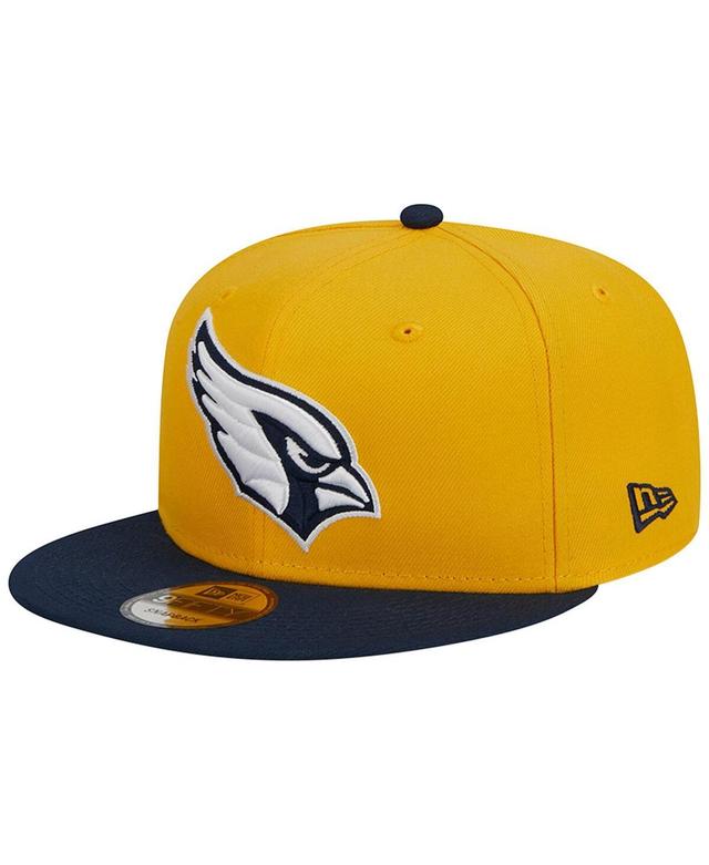 Mens New Era Gold Arizona Cardinals 2-Tone Color Pack 9FIFTY Snapback Hat - Gold Product Image