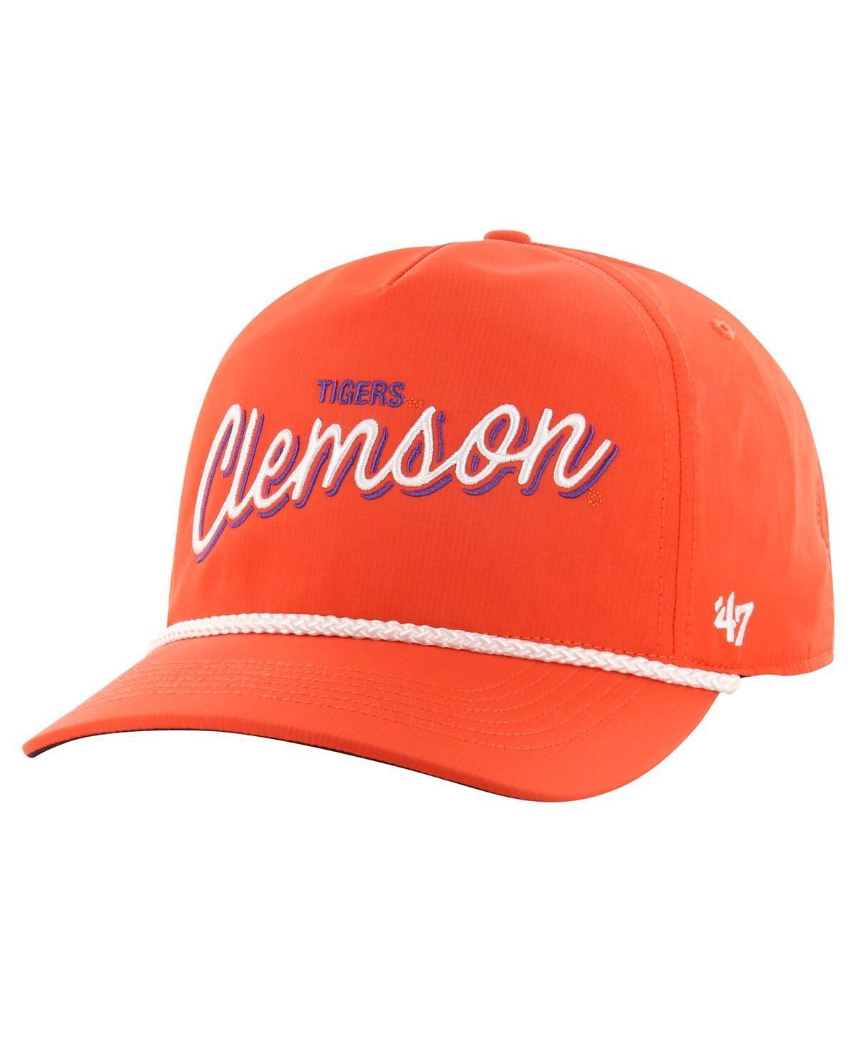 Mens 47 Brand Orange Clemson Tigers Fairway Hitch Adjustable Hat Product Image