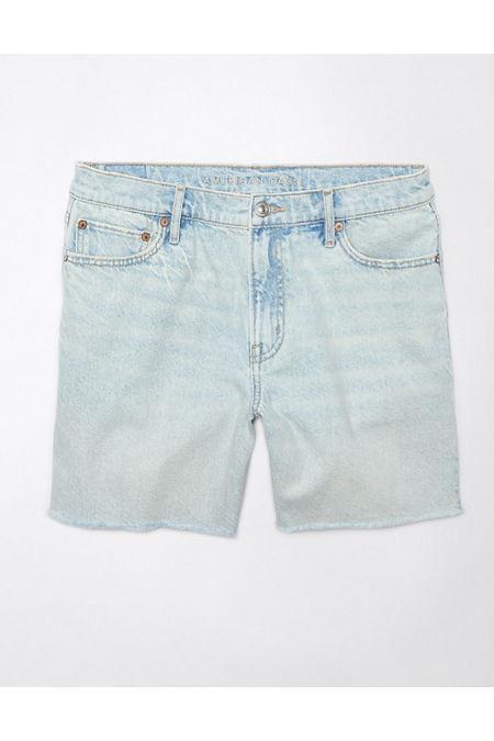 AE Strigid Super High-Waisted 6 Relaxed Denim Short Womens Product Image