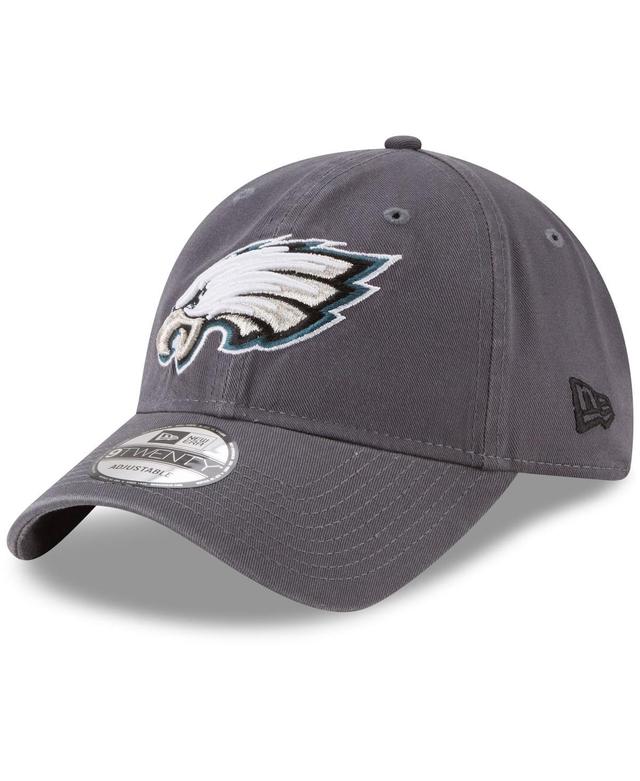 Mens New Era Graphite Philadelphia Eagles Icon Core Classic 2.0 9TWENTY Adjustable Hat Product Image