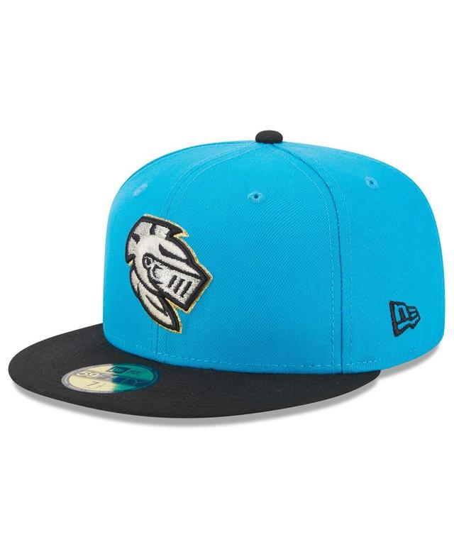 Mens New Era Blue Charlotte Knights Authentic Collection Alternate Logo 59FIFTY Fitted Hat Product Image