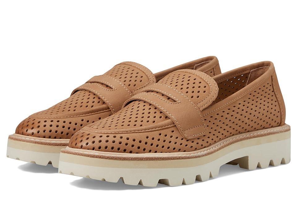 Dolce Vita Malila Perforated Nubuck Lug Sole Loafers Product Image