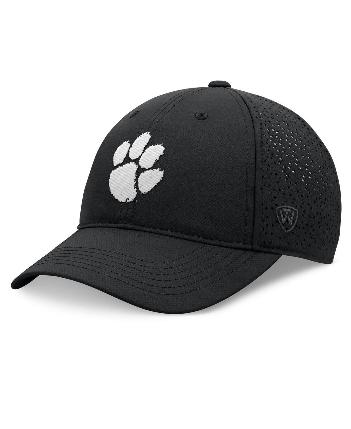 Top of the World Mens Clemson Tigers Liquesce Trucker Adjustable Hat - A Product Image