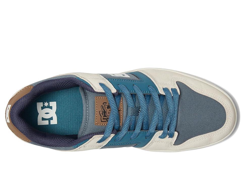 DC Manteca 4 (Grey/Blue/White) Men's Shoes Product Image