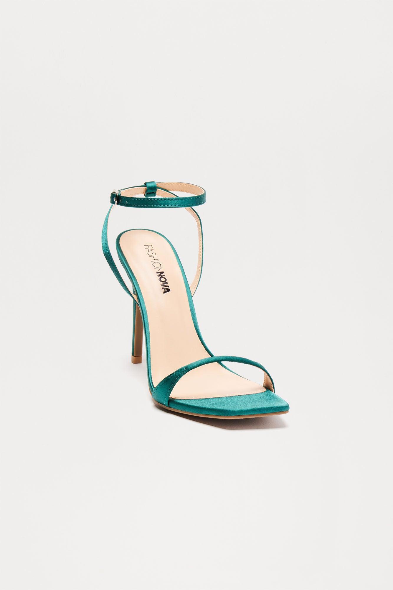 Flirty And Fun Heeled Sandals - Hunter Product Image