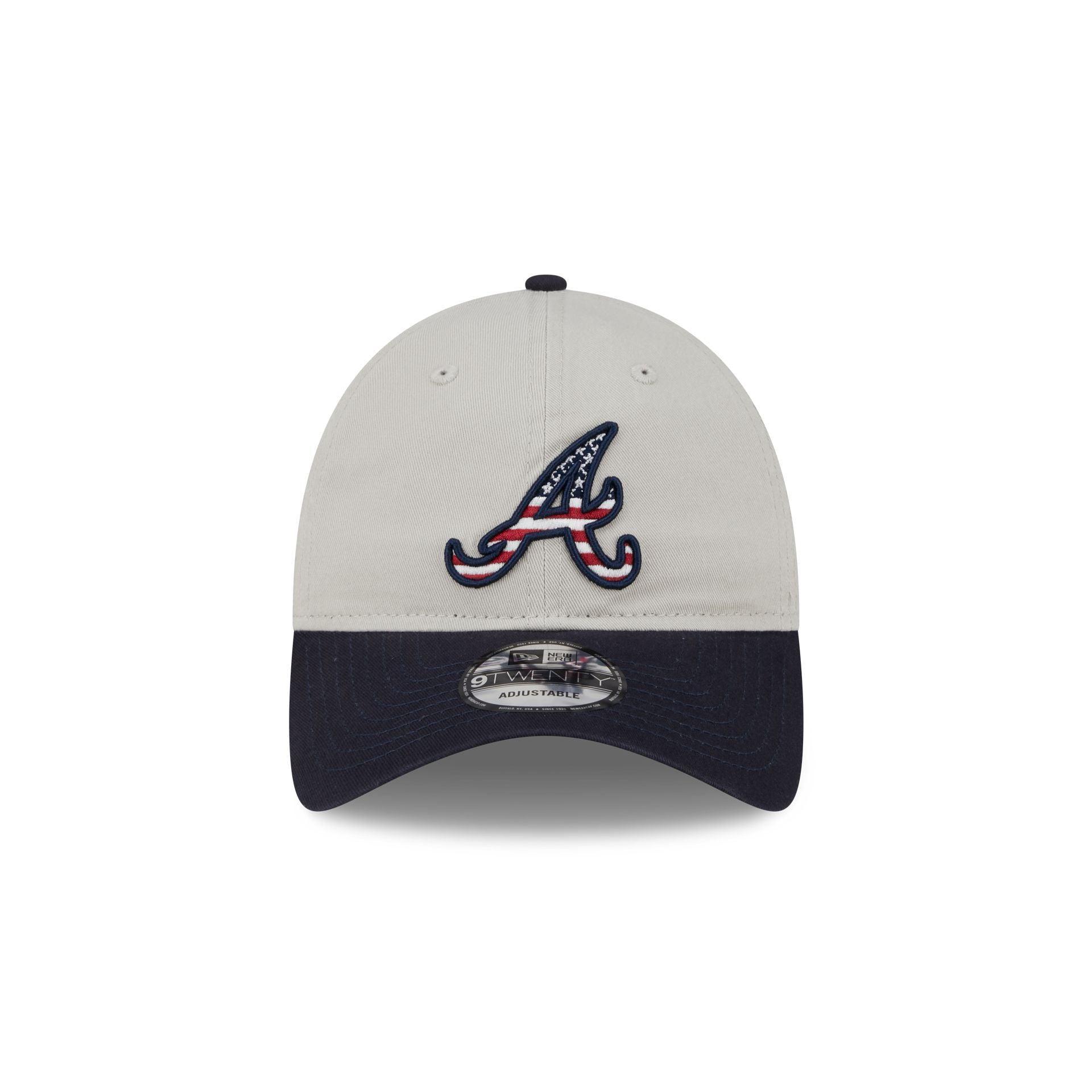 Atlanta Braves Independence Day 2024 9TWENTY Adjustable Hat Male Product Image