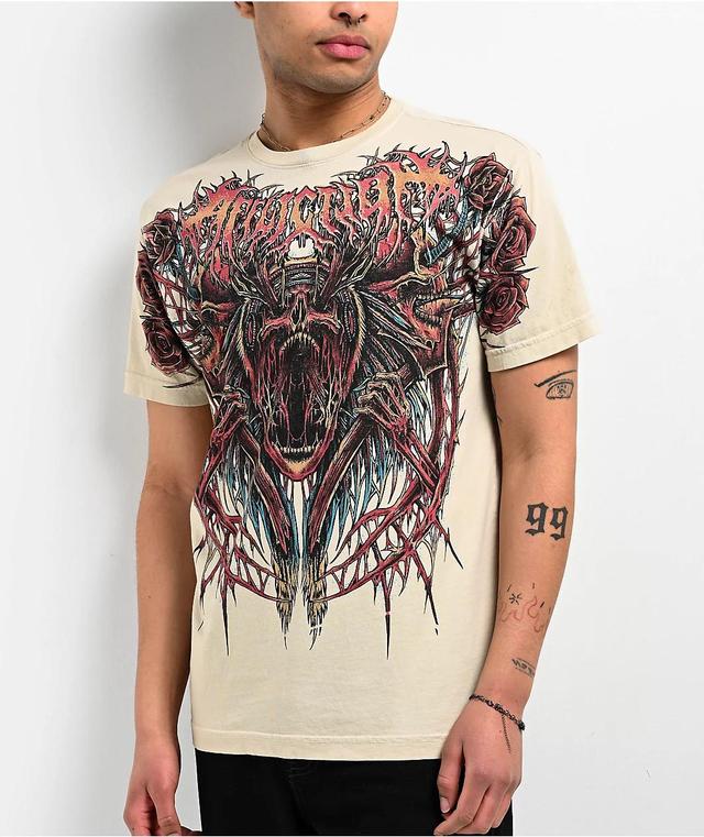 Affliction Pale Sky Tan T-Shirt  Product Image