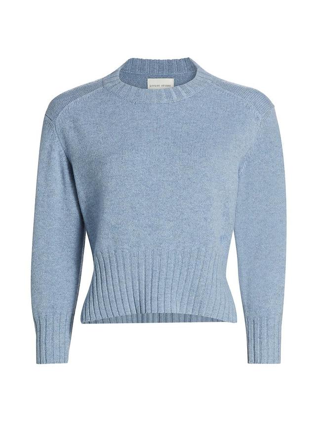 Womens Shrunken Cashmere Sweater Product Image