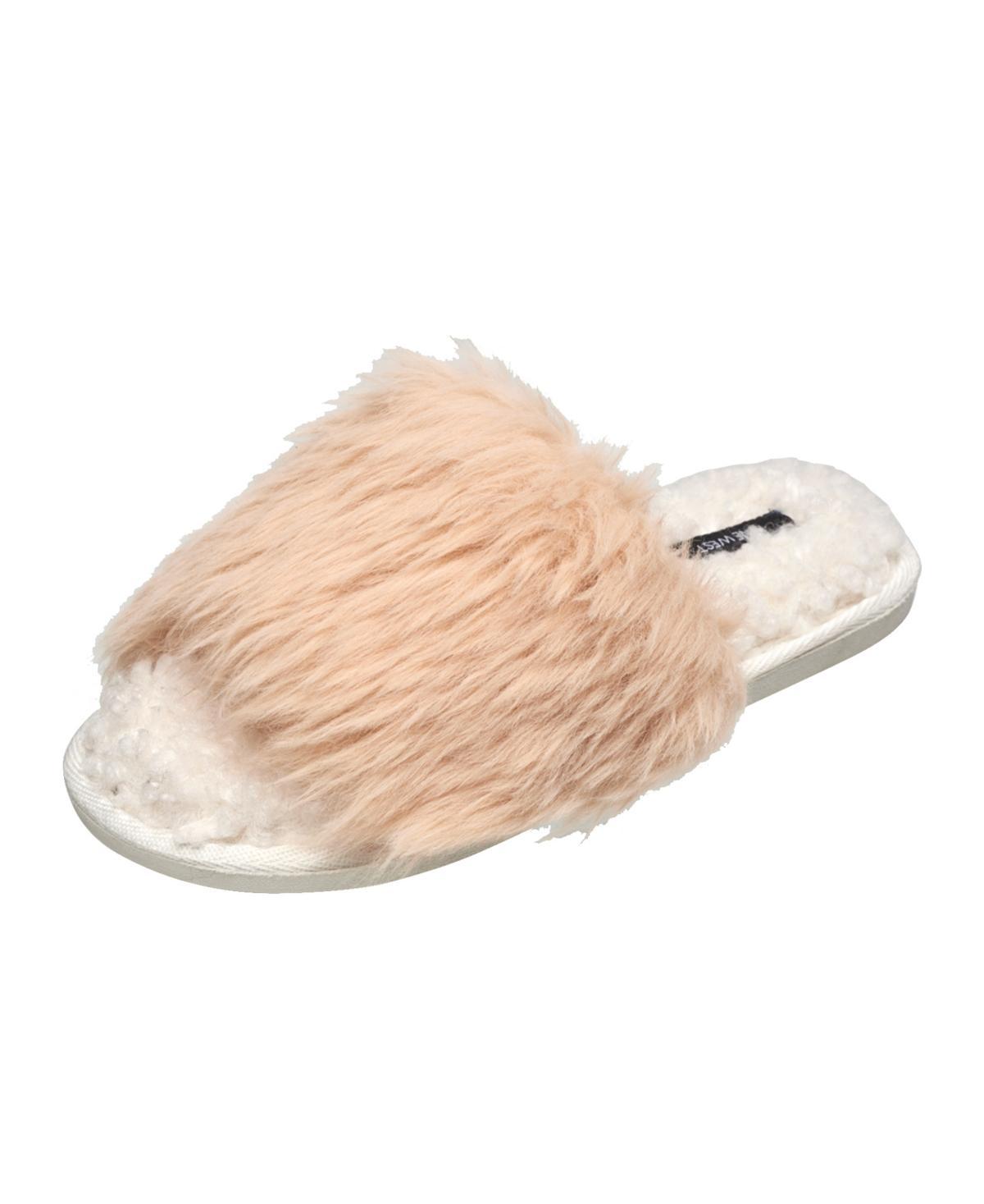 Nine West Womens Fuzzy Slide Product Image