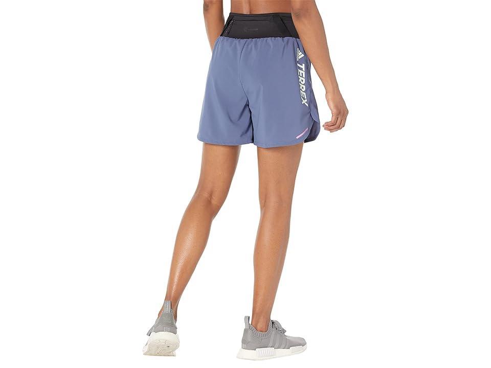 adidas Outdoor Agravic 5 Shorts (Wonder Steel) Women's Shorts Product Image