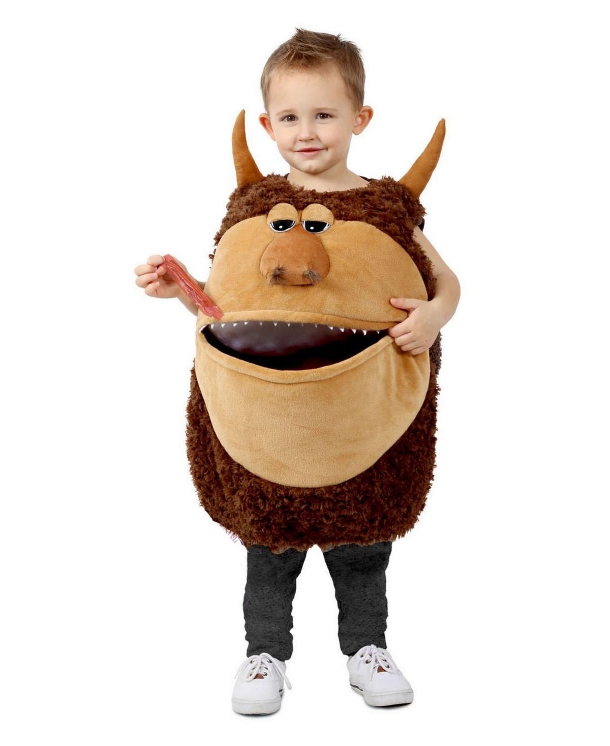 BuySeasons Big Boys Feed Me Wild Man Costume - Brown Product Image