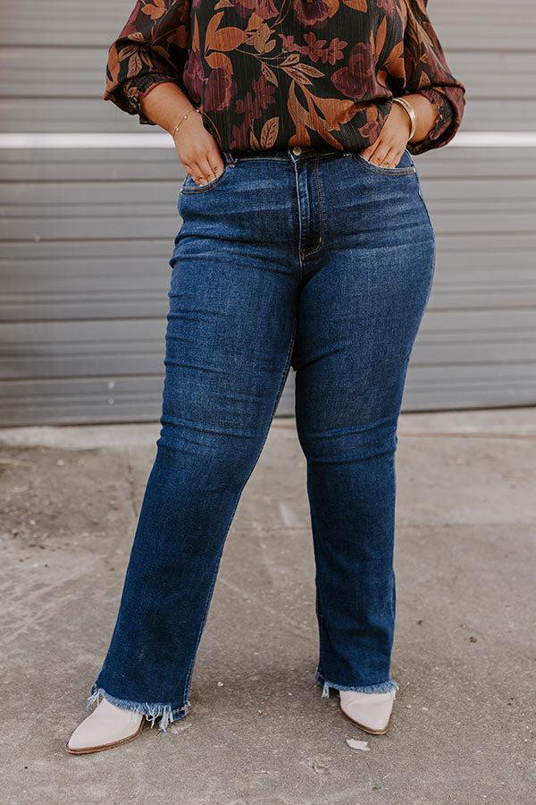 JUDY BLUE Ellison High Waist Bootcut Jean Curves Product Image