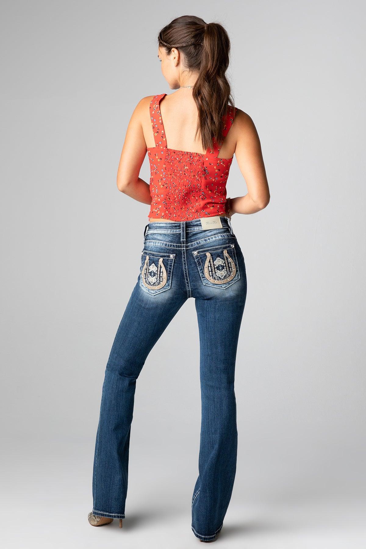 Aztec City Bootcut Jeans Product Image