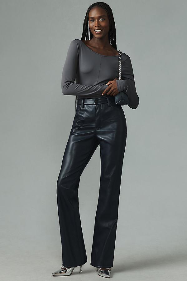 Good American Better Than Leather Faux Leather Good Icon Pants Product Image