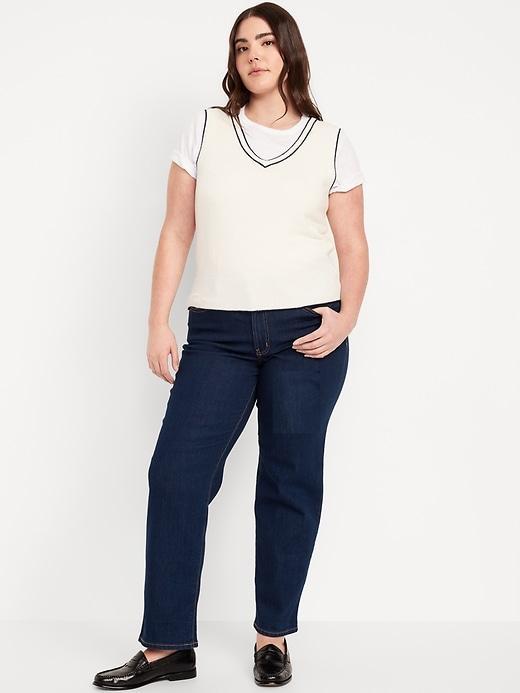 High-Waisted Wow Loose Jeans Product Image