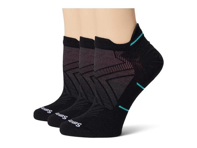 Smartwool Run Zero Cushion Low Ankle Socks 3-Pack Women's Crew Cut Socks Shoes Product Image