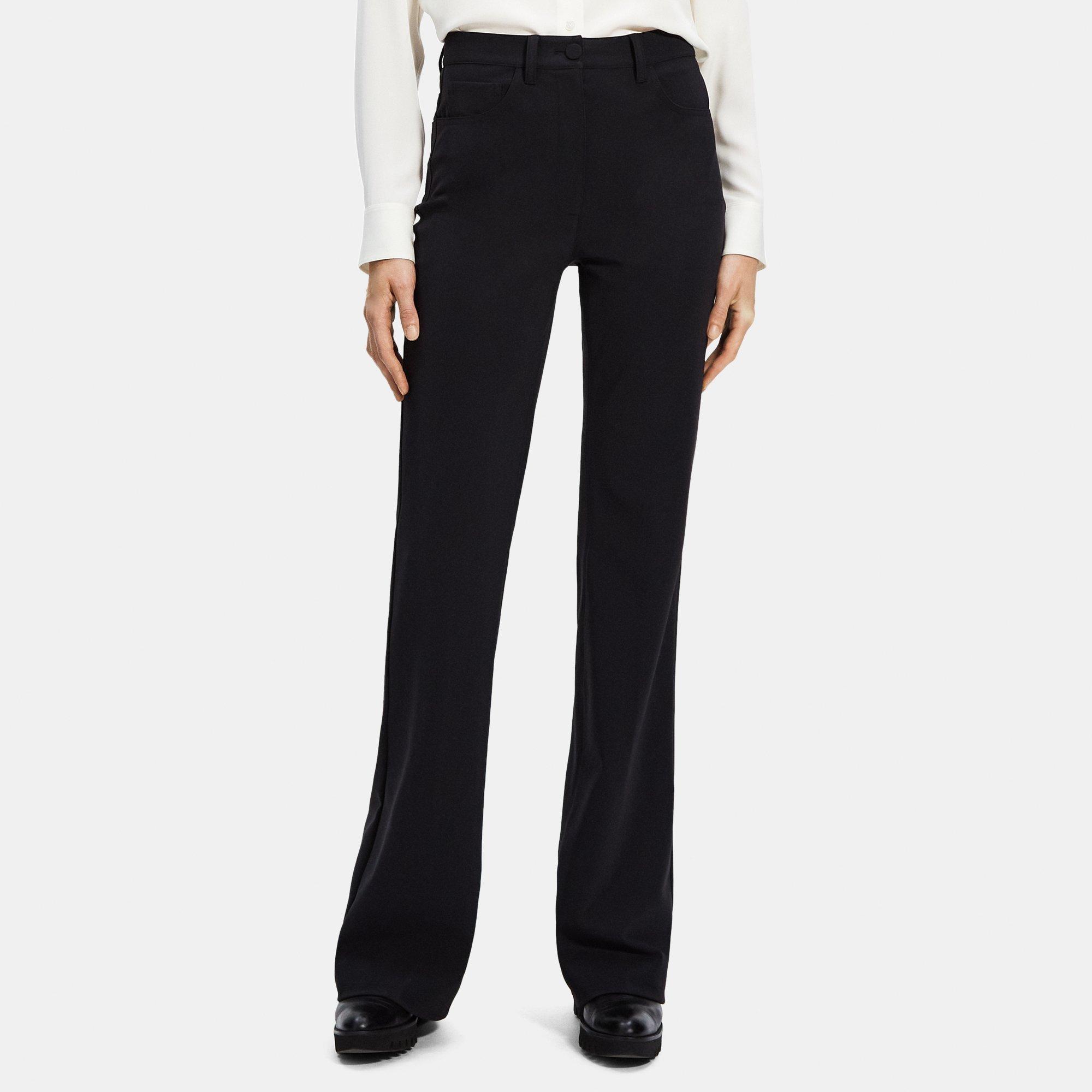 Performance Knit Flared High-Waist Pant | Theory Outlet product image