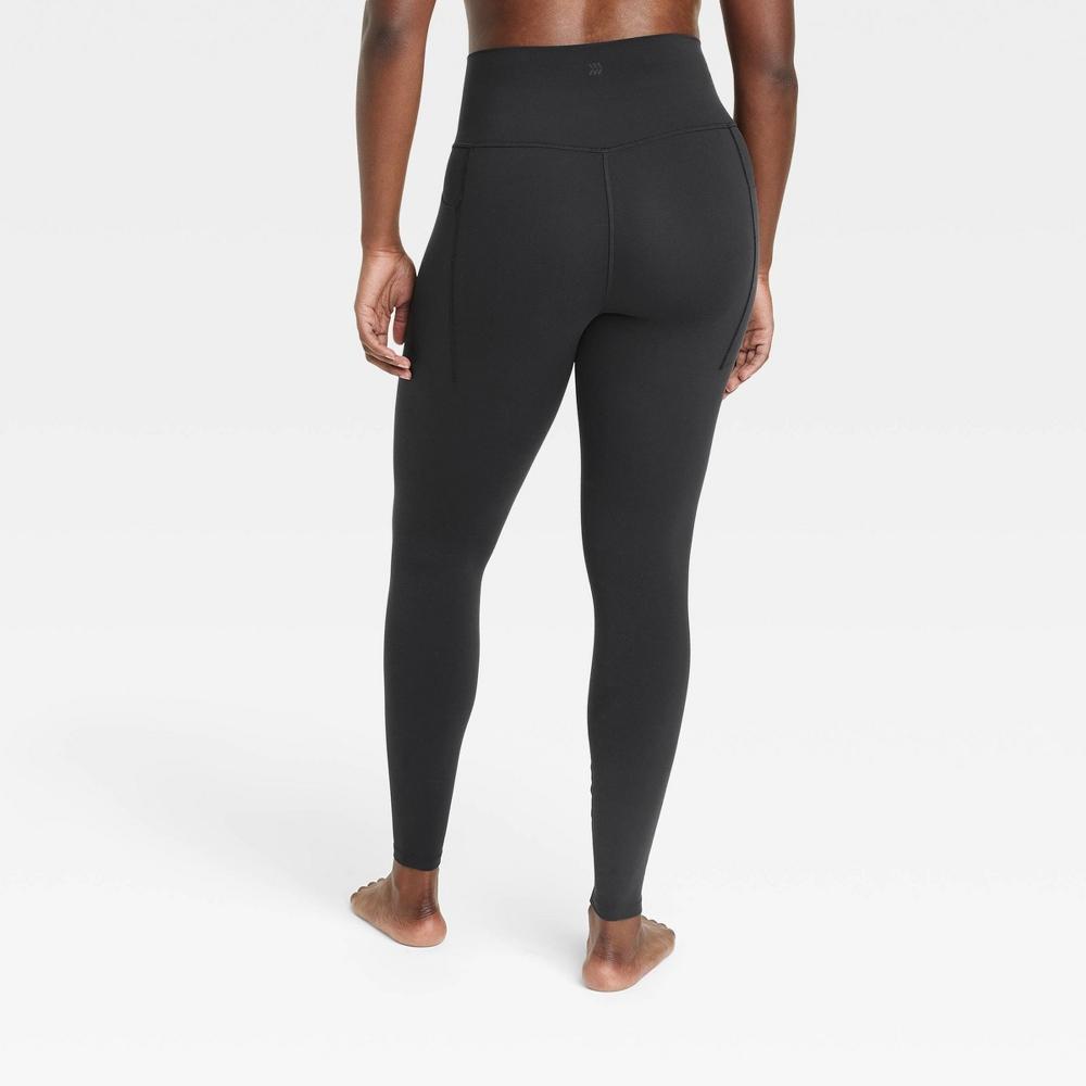 Womens Everyday Soft Ultra High-Rise Pocketed Leggings - All In Motion Black 4X Product Image