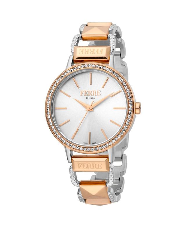 Ferre Milano Womens Classic Silver Dial Watch - FM1L173M0101 - Silver Product Image