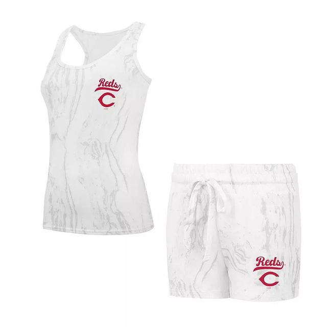 Womens Concepts Sport Cincinnati Reds Quartz Tank Top & Shorts Set Product Image