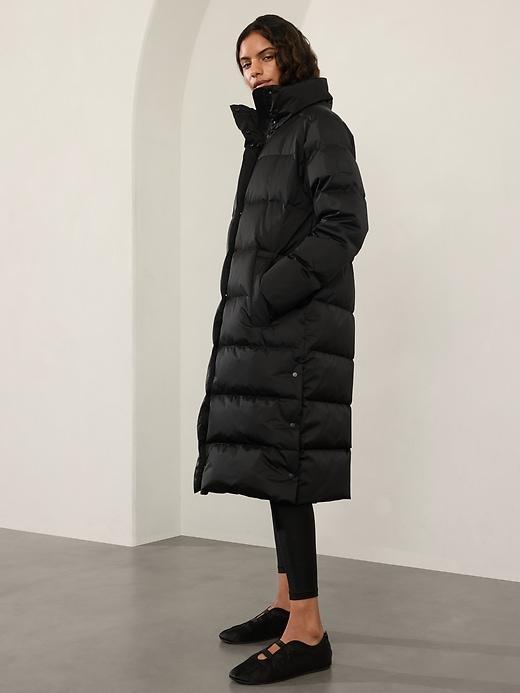 Sateen Long Puffer Product Image