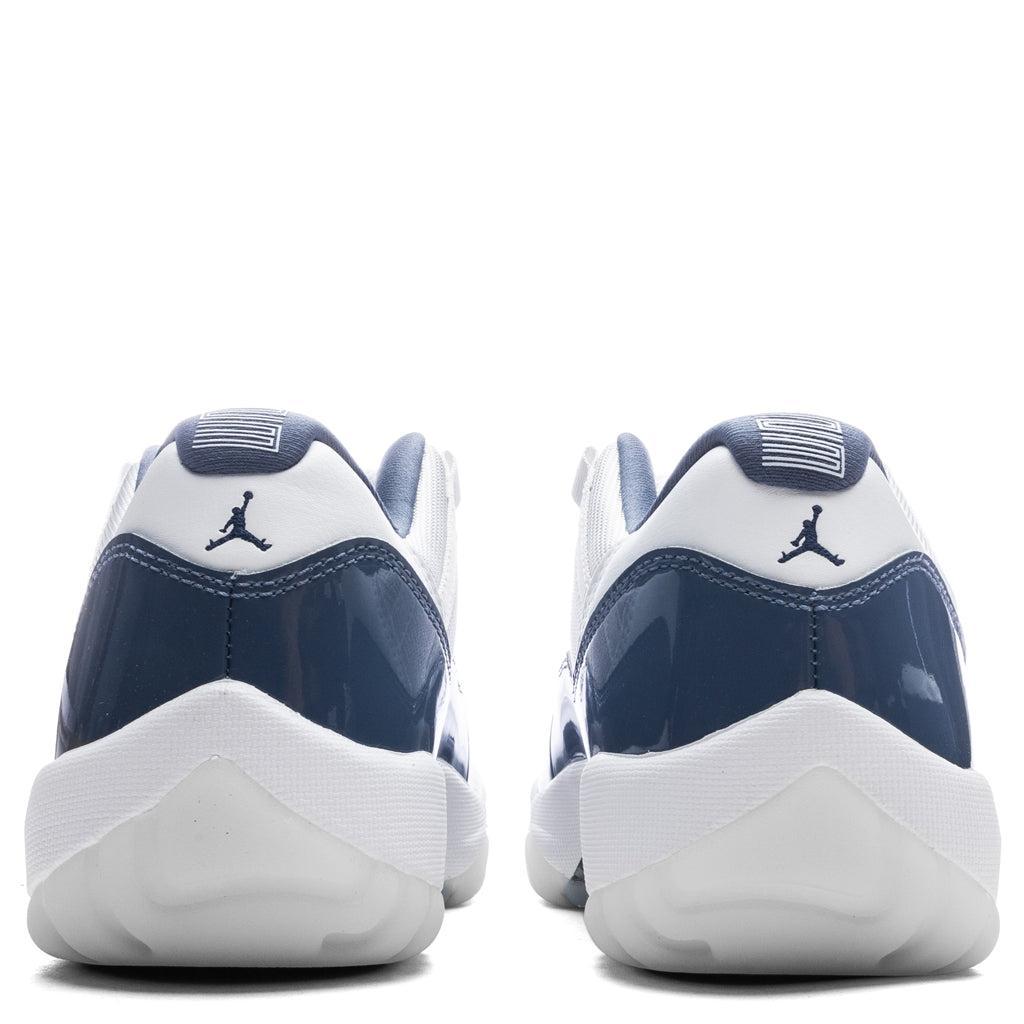 Air Jordan 11 Retro Low - White/Midnight Navy/Diffused Blue Male Product Image