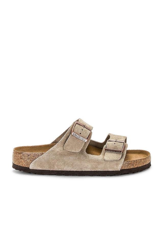 BIRKENSTOCK Arizona Soft Footbed in Taupe - Taupe. Size 44 (also in 41, 42, 43, 45, 46). Product Image