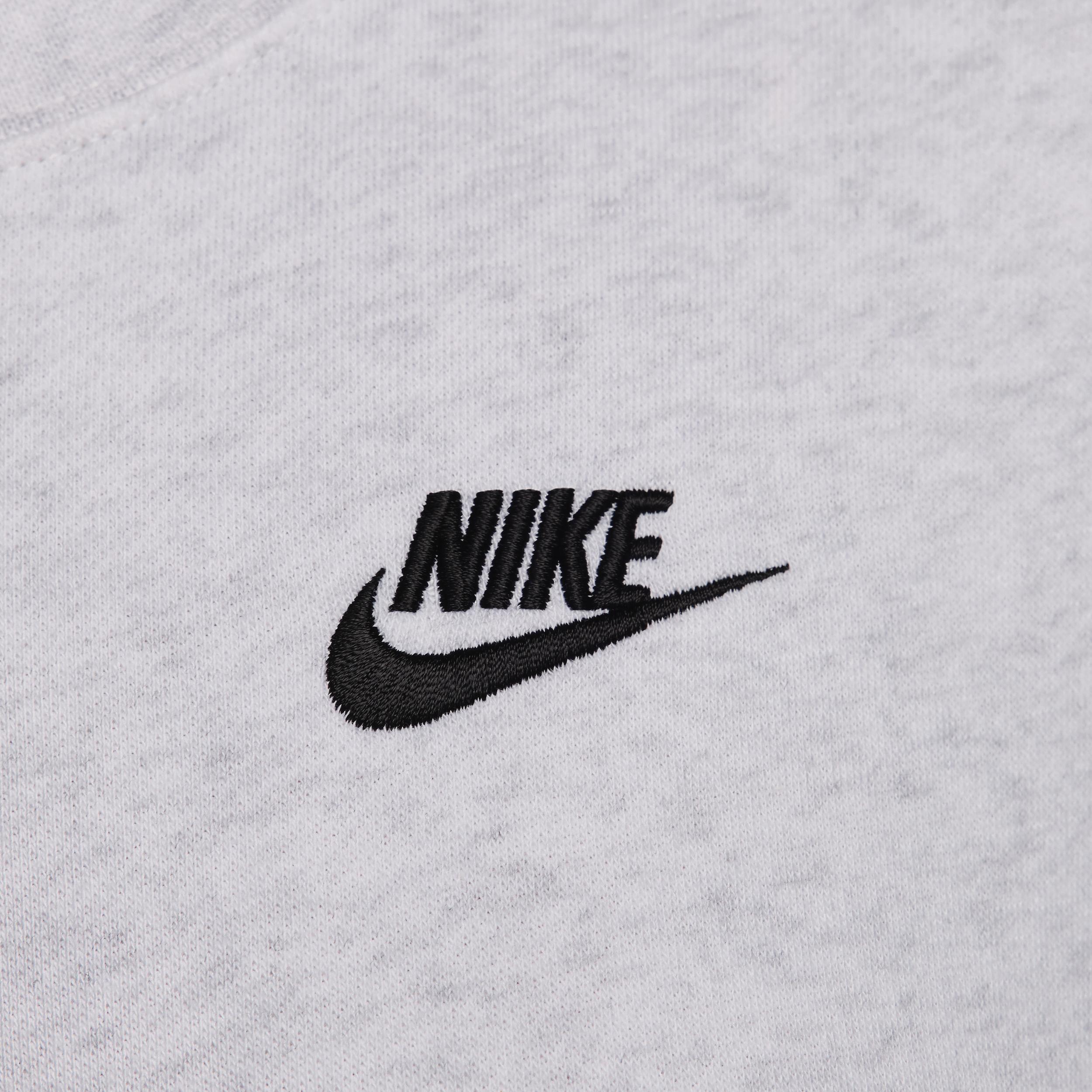 Womens Nike Sportswear Club Fleece Crewneck Sweatshirt Birch Grey Product Image