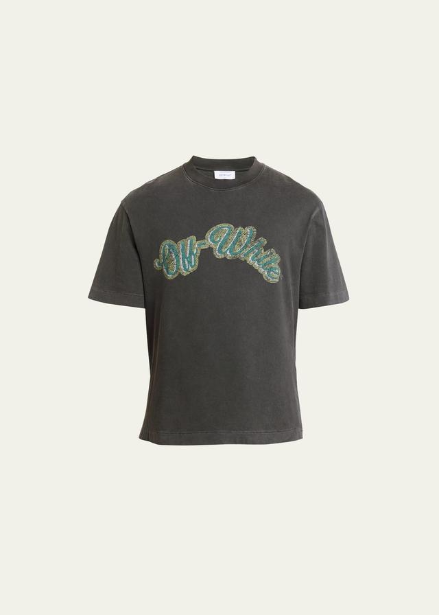 Mens Faded Bacchus Logo T-Shirt Product Image