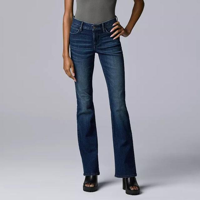 Womens Simply Vera Vera Wang Stretch Bootcut Jeans Product Image