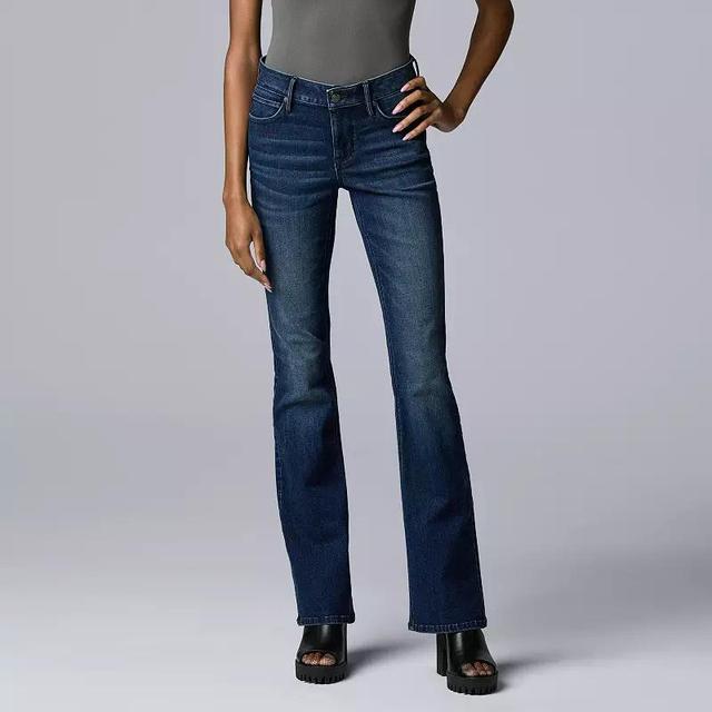 Womens Simply Vera Vera Wang Stretch Bootcut Jeans Product Image