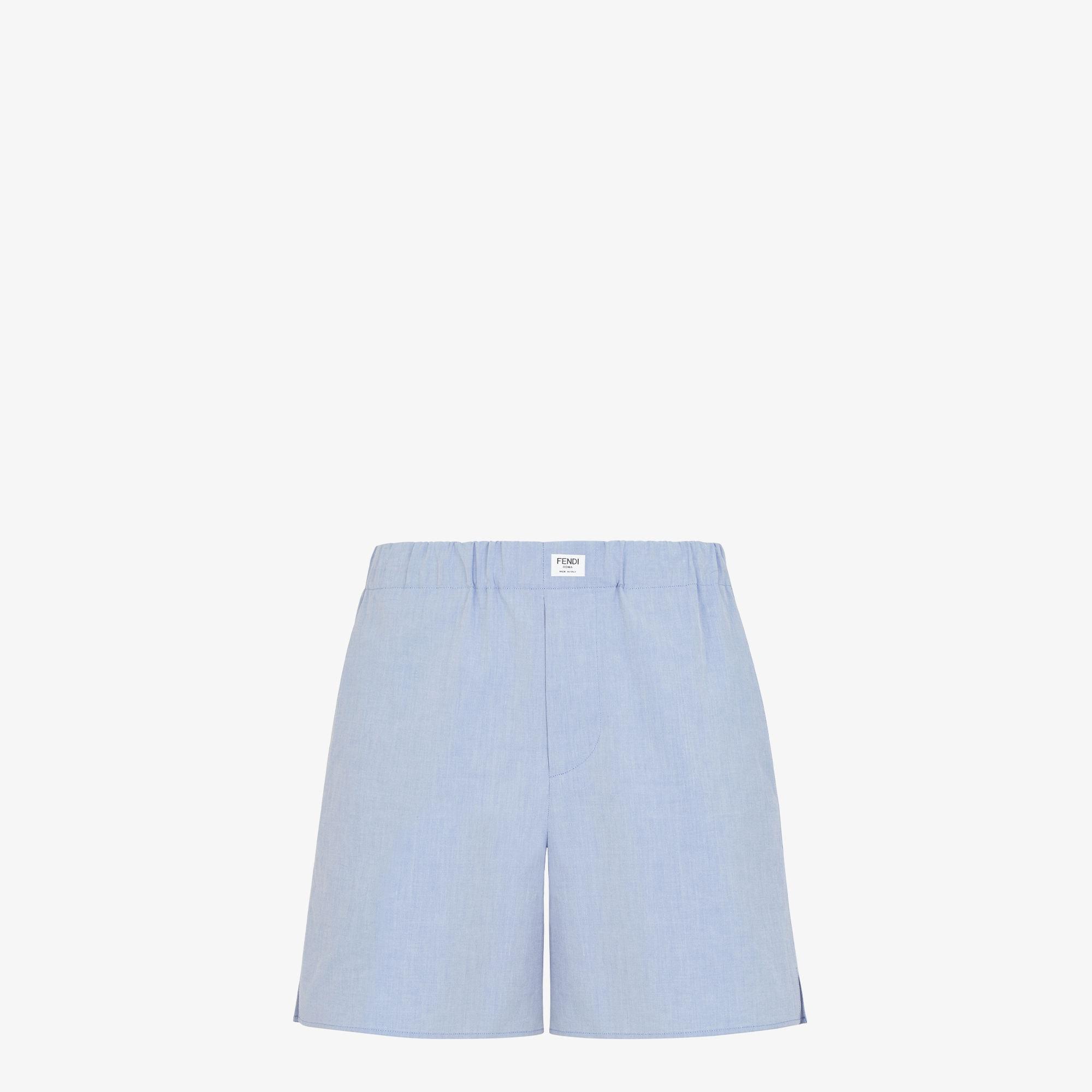 BermudasBlue cotton shorts Product Image