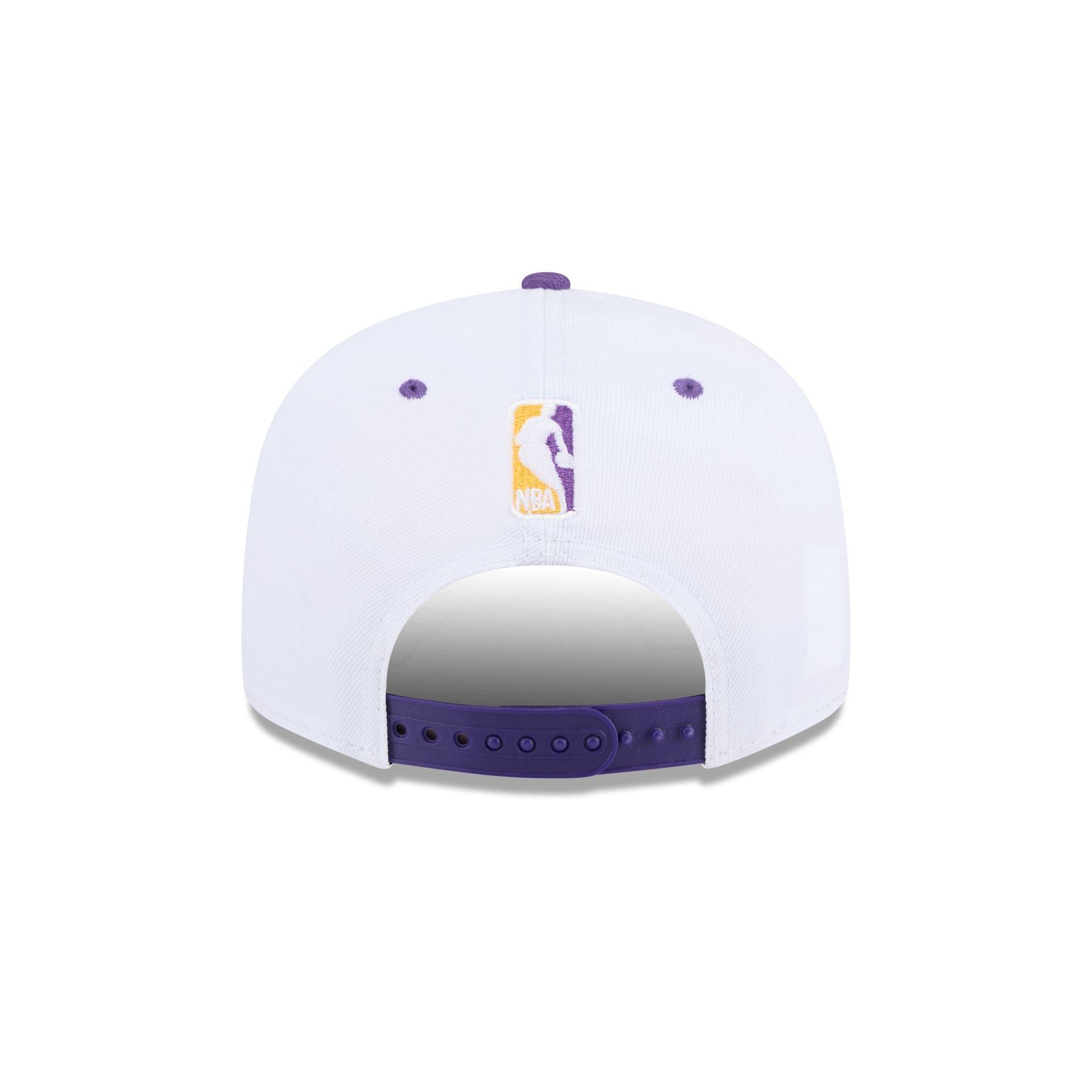 Los Angeles Lakers Front Logoman 9FIFTY Snapback Hat Male Product Image