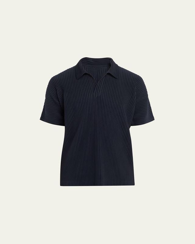 Homme Pliss Issey Miyake Basics Pleated Polo Product Image