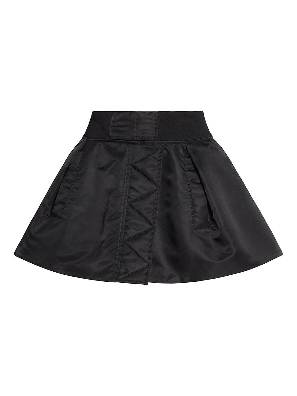 Womens Wide-Leg Satin Shorts Product Image