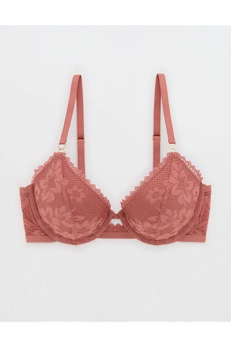 Show Off Lace Plunge Push Up Bra Women's Product Image