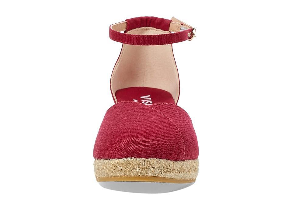 VISCATA Formiga Wedge (Cherry Canvas) Women's Shoes Product Image