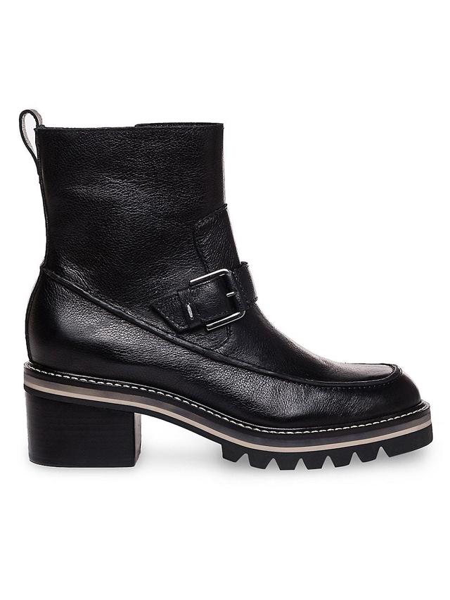 Womens Sonja Leather Buckle Bootie Product Image