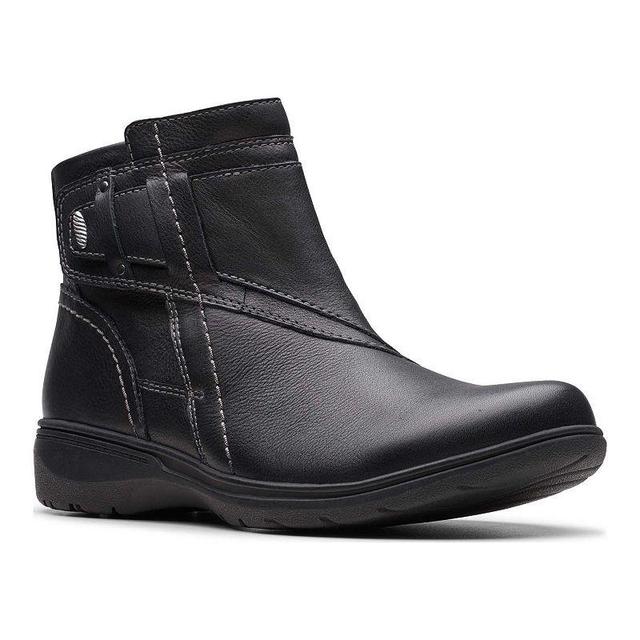 Clarks Carleigh Style Womens Leather Pull-On Boots Product Image