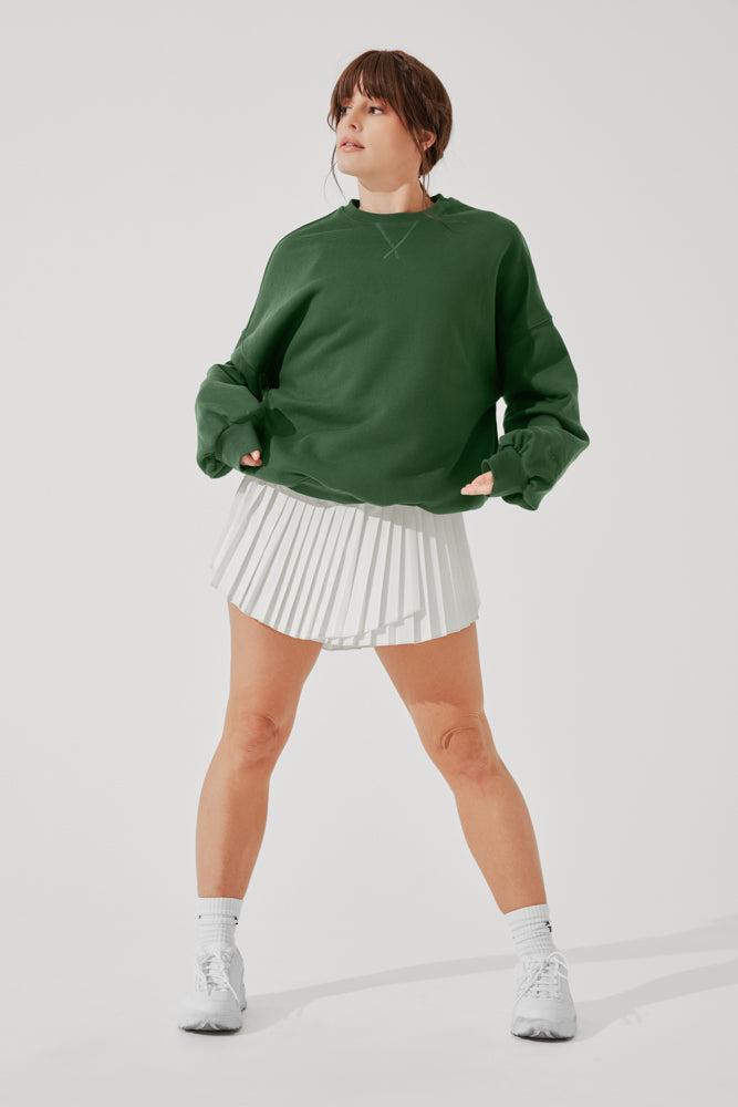 POPFLEX Active Club Cloud Crewneck Sweater - Cream Product Image