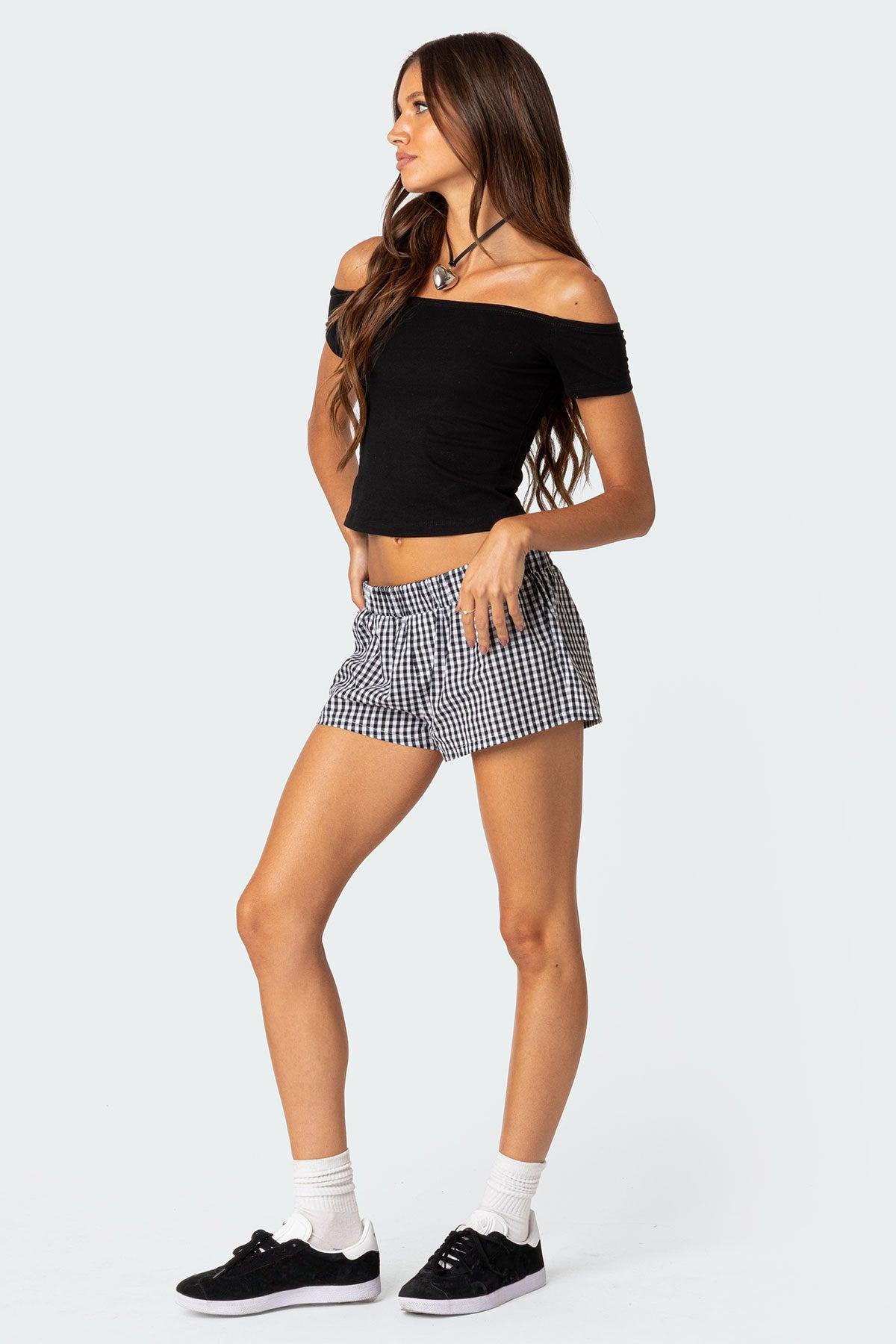 Gingham Boxer Shorts Product Image