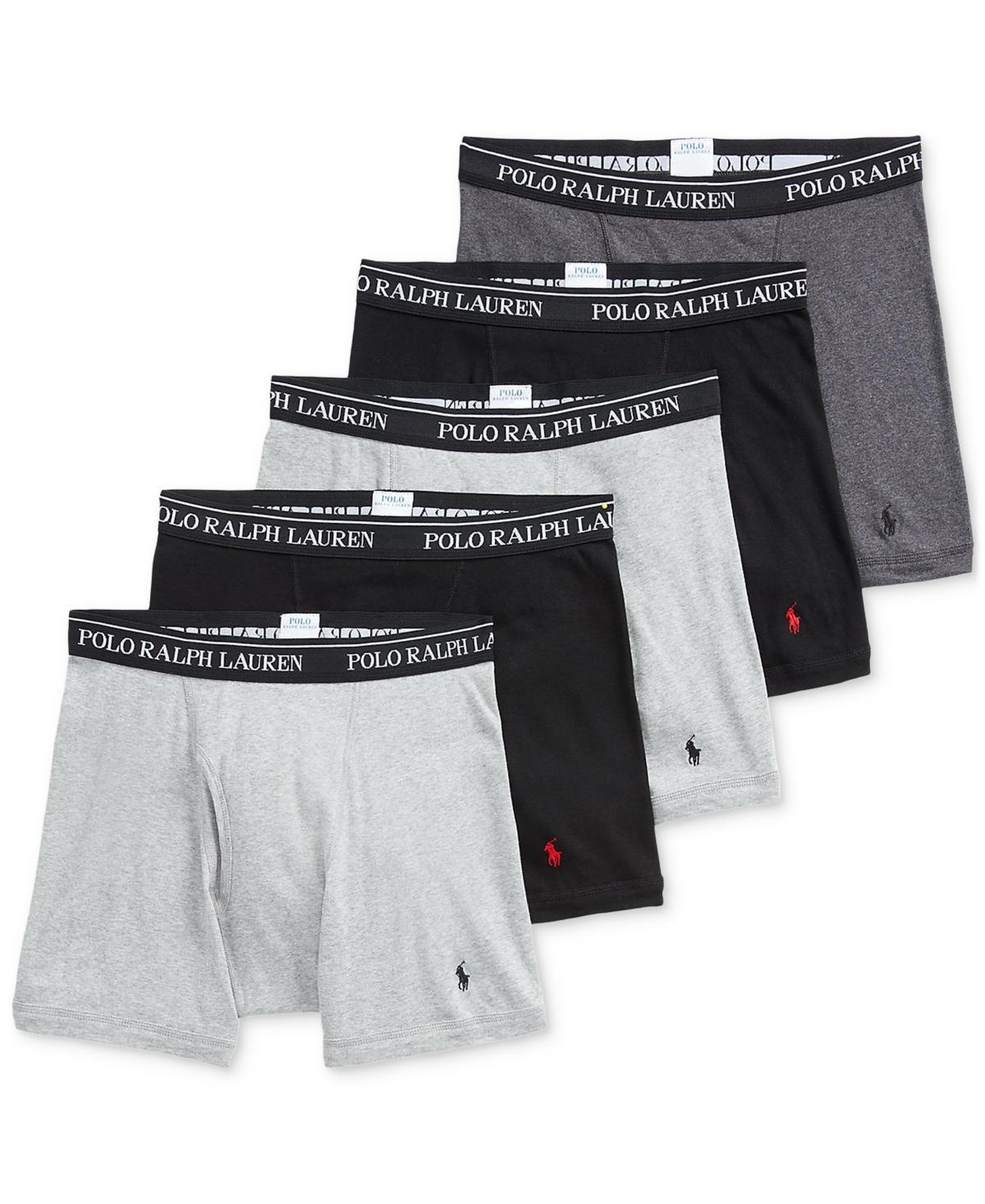 Polo Ralph Lauren 5-Pack Boxer Brief 1) Men's Underwear Product Image